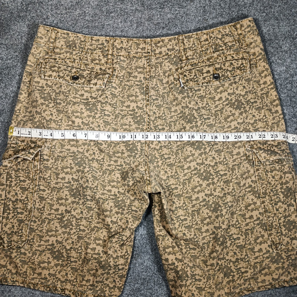Levis Shorts Men Size 38 Brown ACE Cargo Camo Canvas Utility Outdoor *White Tab - Picture 8 of 11